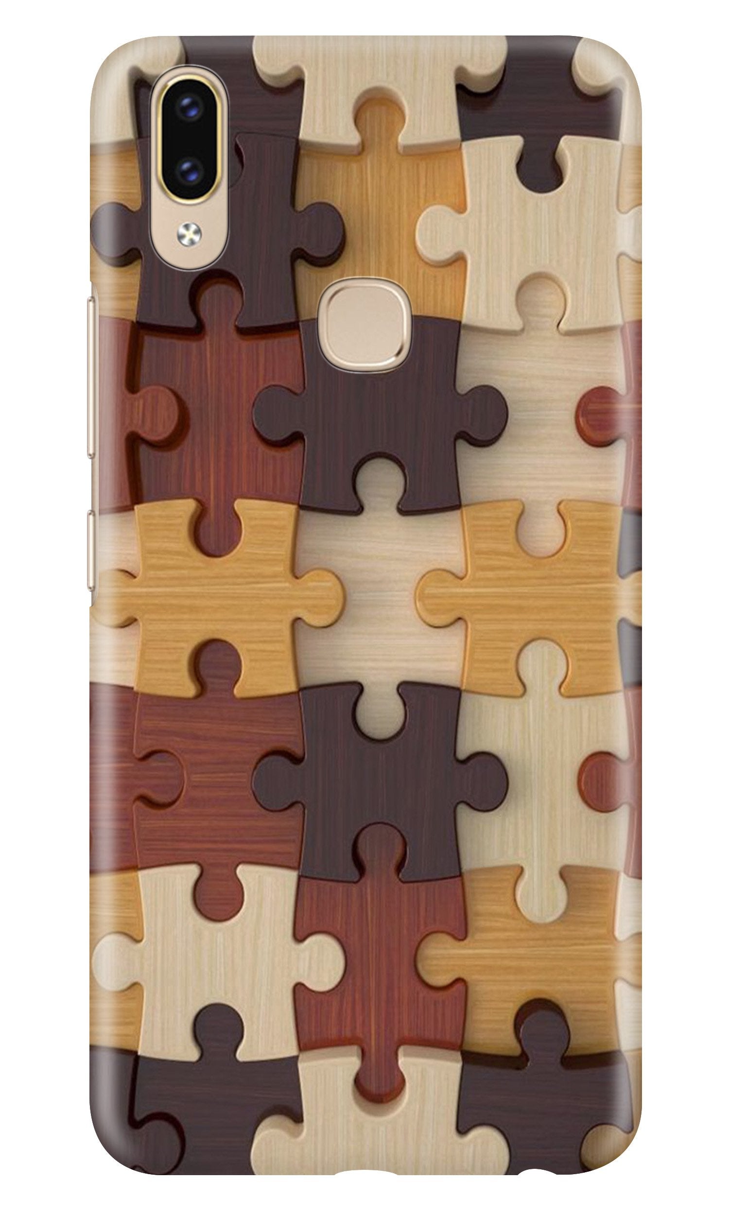 Puzzle Pattern Case for Vivo Y83 Pro (Design No. 217)