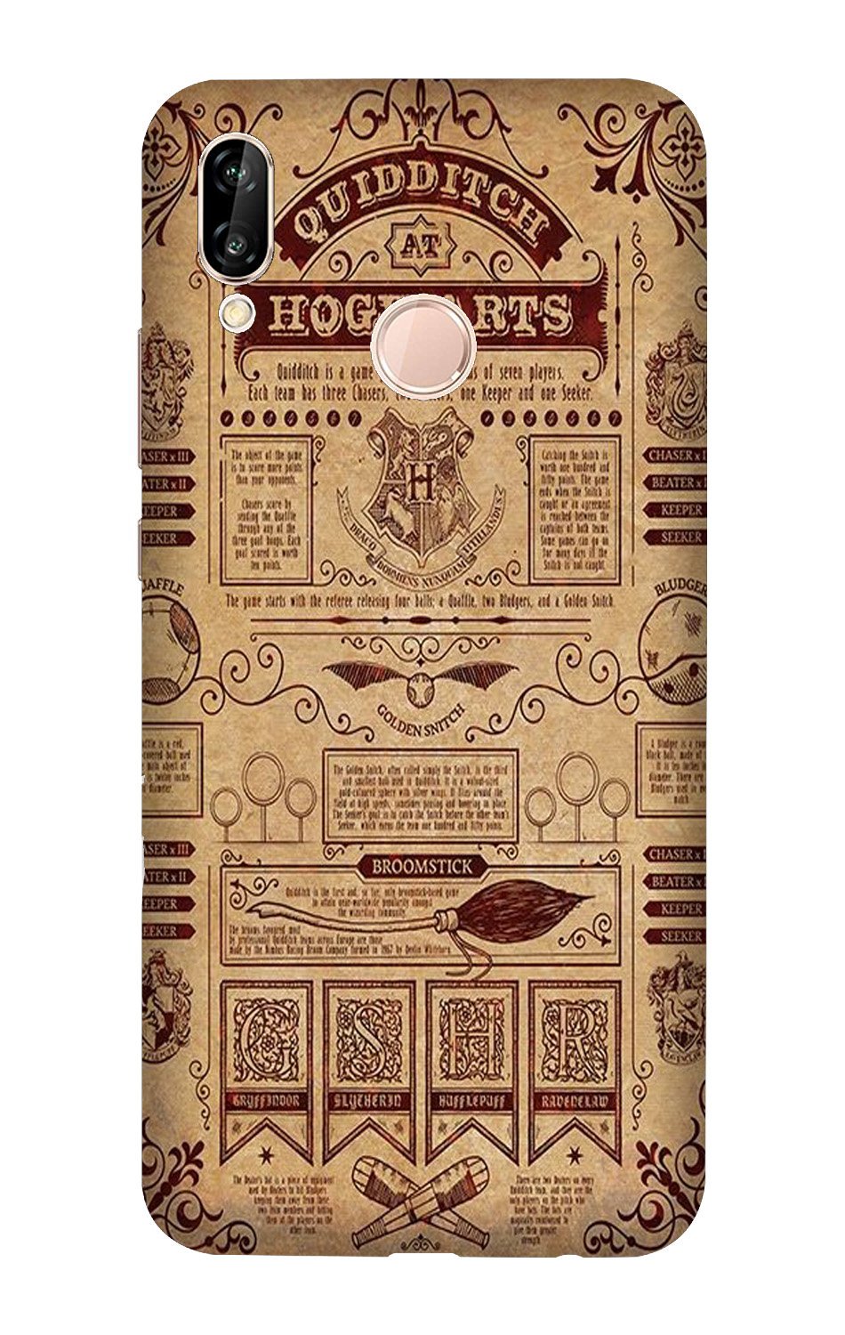 Hogwarts Mobile Back Case for Vivo V9/Y85 (Design - 304)