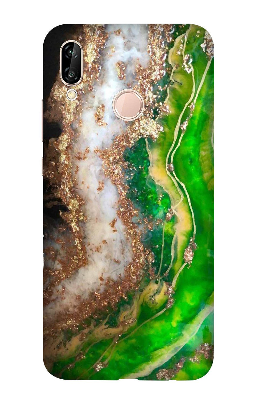 Marble Texture Mobile Back Case for Huawei Y9 (2019) (Design - 307)