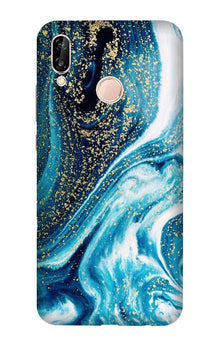 Marble Texture Mobile Back Case for Huawei Y9 (2019) (Design - 308)