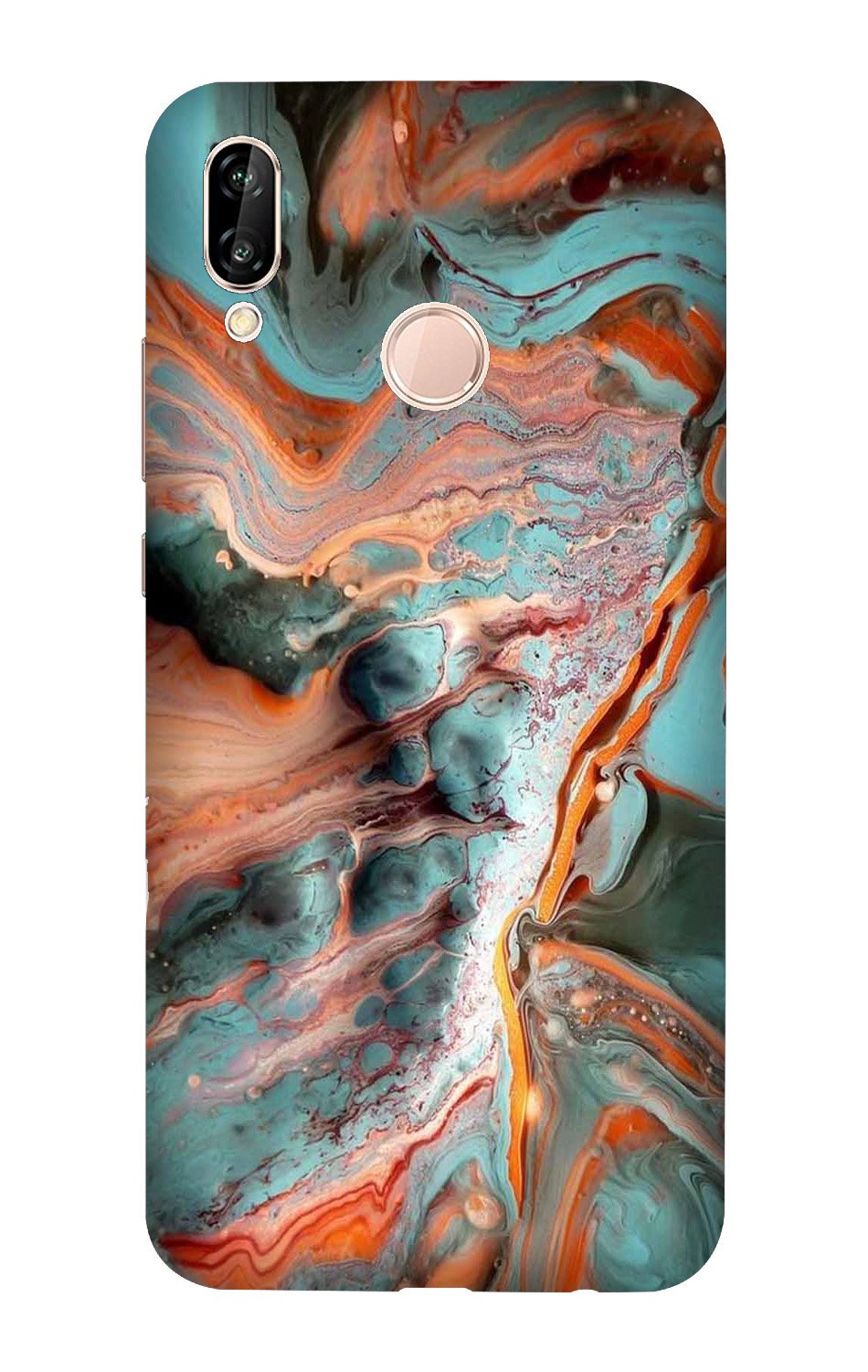 Marble Texture Mobile Back Case for Vivo V9/Y85 (Design - 309)