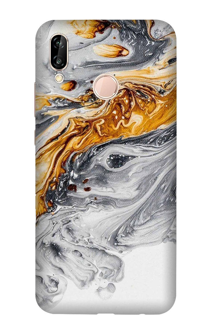 Marble Texture Mobile Back Case for Huawei Y9 (2019) (Design - 310)