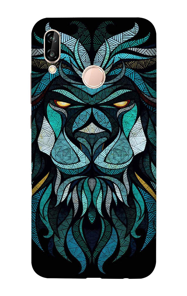 Lion Mobile Back Case for Vivo V9 Pro   (Design - 314)