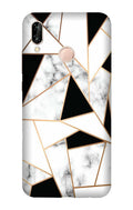 Marble Texture Mobile Back Case for Huawei Y7 Prime Model (Design - 322)