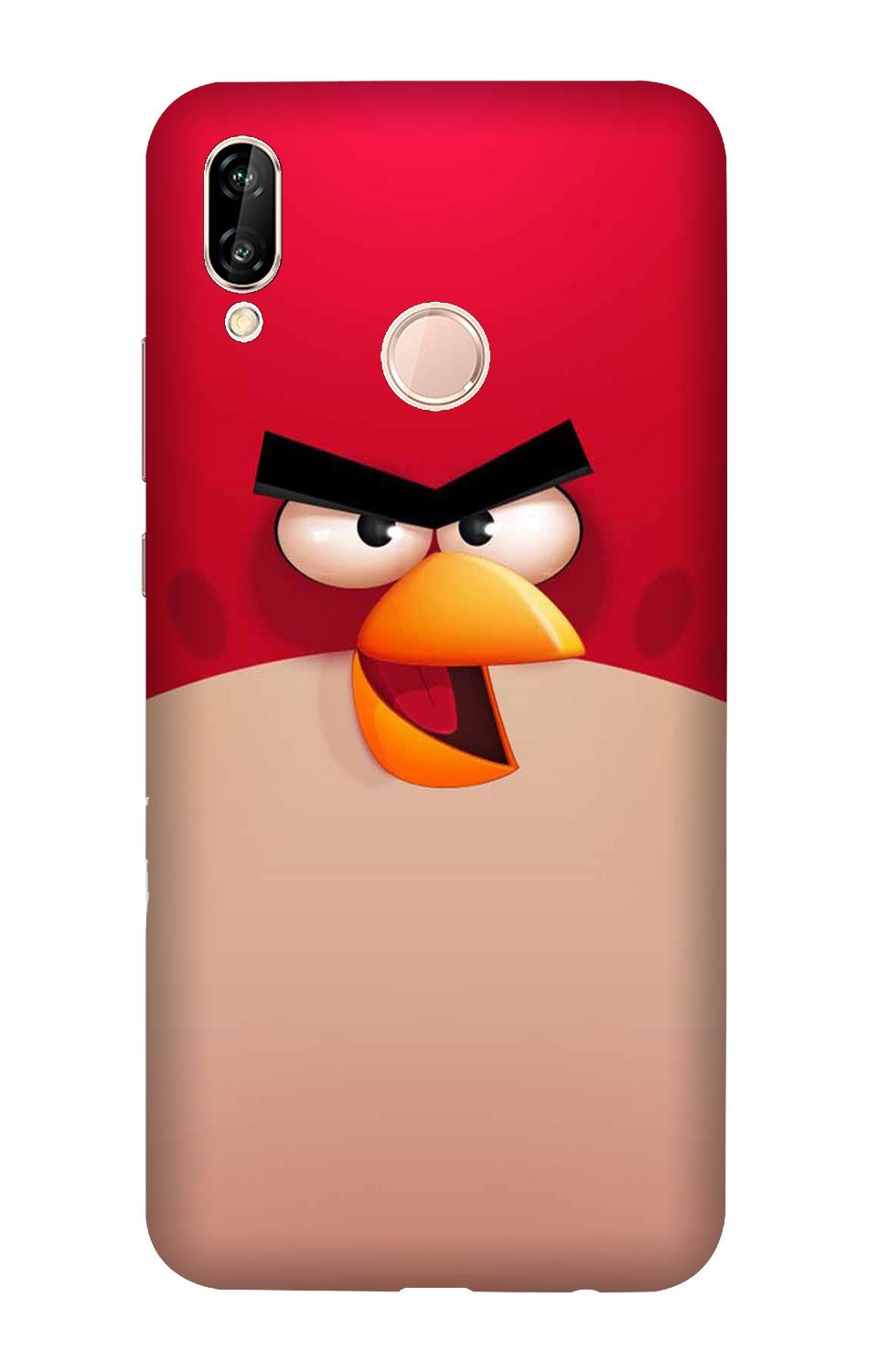 Angry Bird Red Mobile Back Case for Vivo V11   (Design - 325)