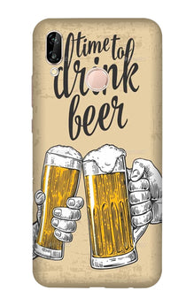 Drink Beer Mobile Back Case for Honor 10 Lite (Design - 328)