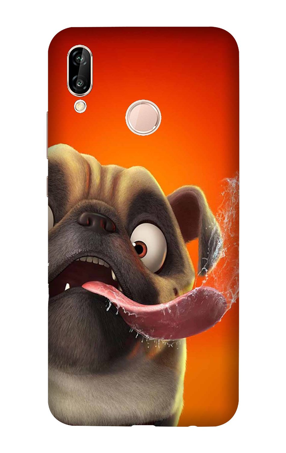 Dog Mobile Back Case for Vivo V11   (Design - 343)