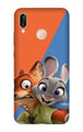 Cartoon Mobile Back Case for Vivo V11   (Design - 346)