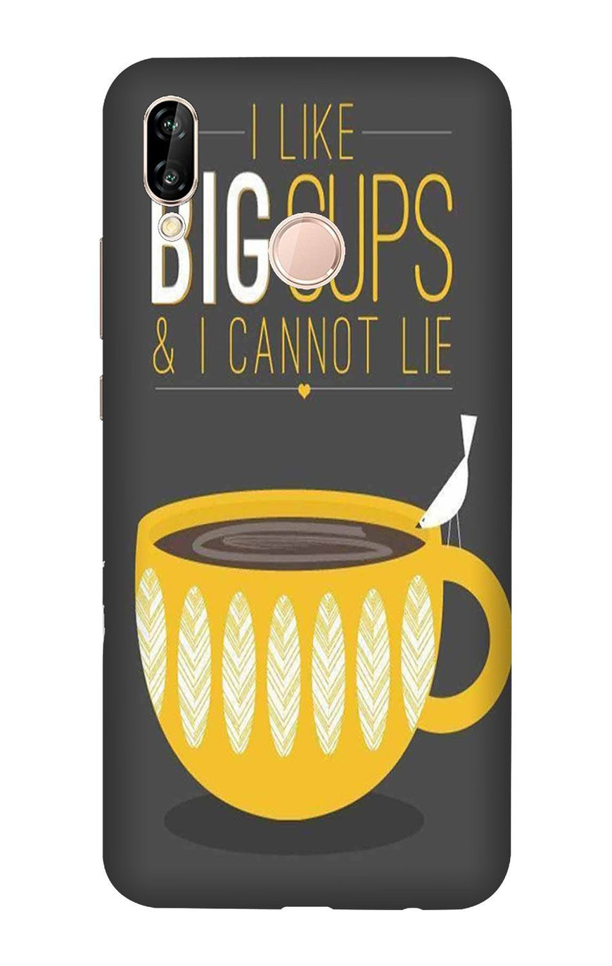 Big Cups Coffee Mobile Back Case for Honor 10 Lite (Design - 352)