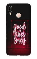 Good Vibes Only Mobile Back Case for Vivo Y95/ Y93   (Design - 354)