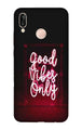 Good Vibes Only Mobile Back Case for Lenovo A6 Note (Design - 354)