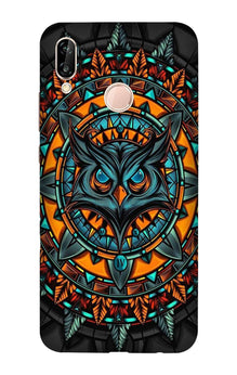Owl Mobile Back Case for Lenovo A6 Note (Design - 360)