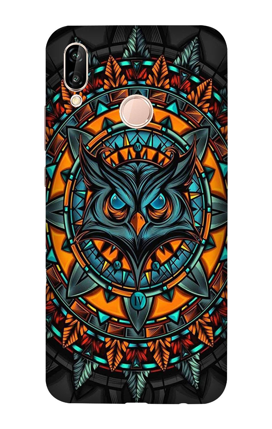 Owl Mobile Back Case for Vivo Y95/ Y93   (Design - 360)