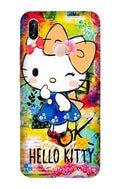 Hello Kitty Mobile Back Case for Huawei Y7 Prime Model (Design - 362)