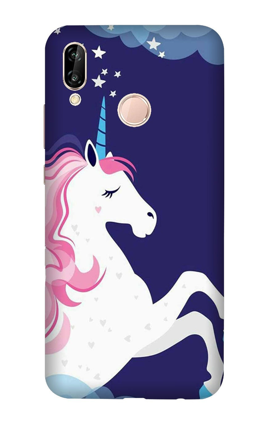 Unicorn Mobile Back Case for Huawei Y9 (2019) (Design - 365)