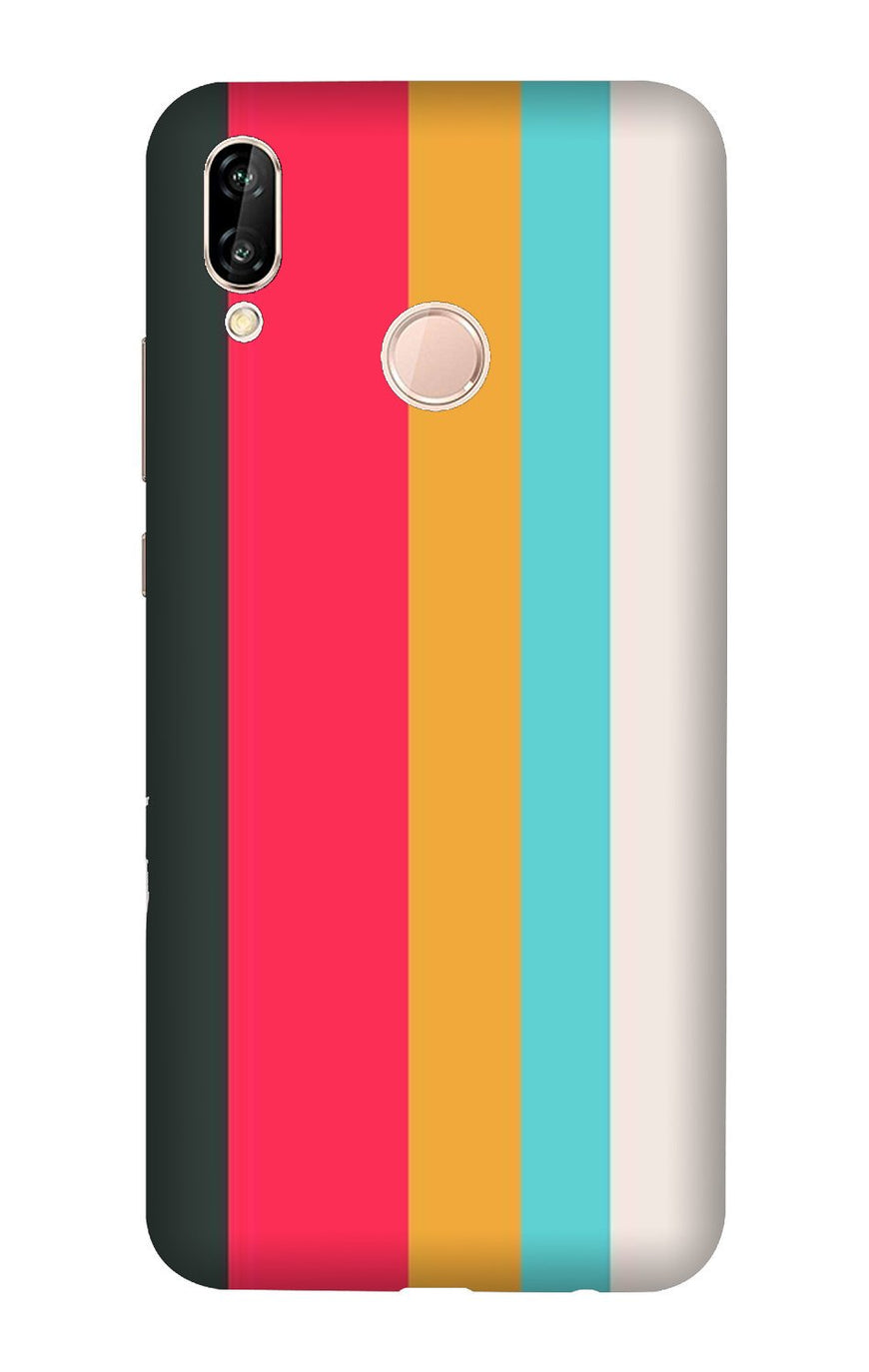 Color Pattern Mobile Back Case for Vivo Y95/ Y93   (Design - 369)