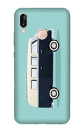 Travel Bus Mobile Back Case for Vivo V9 Pro   (Design - 379)