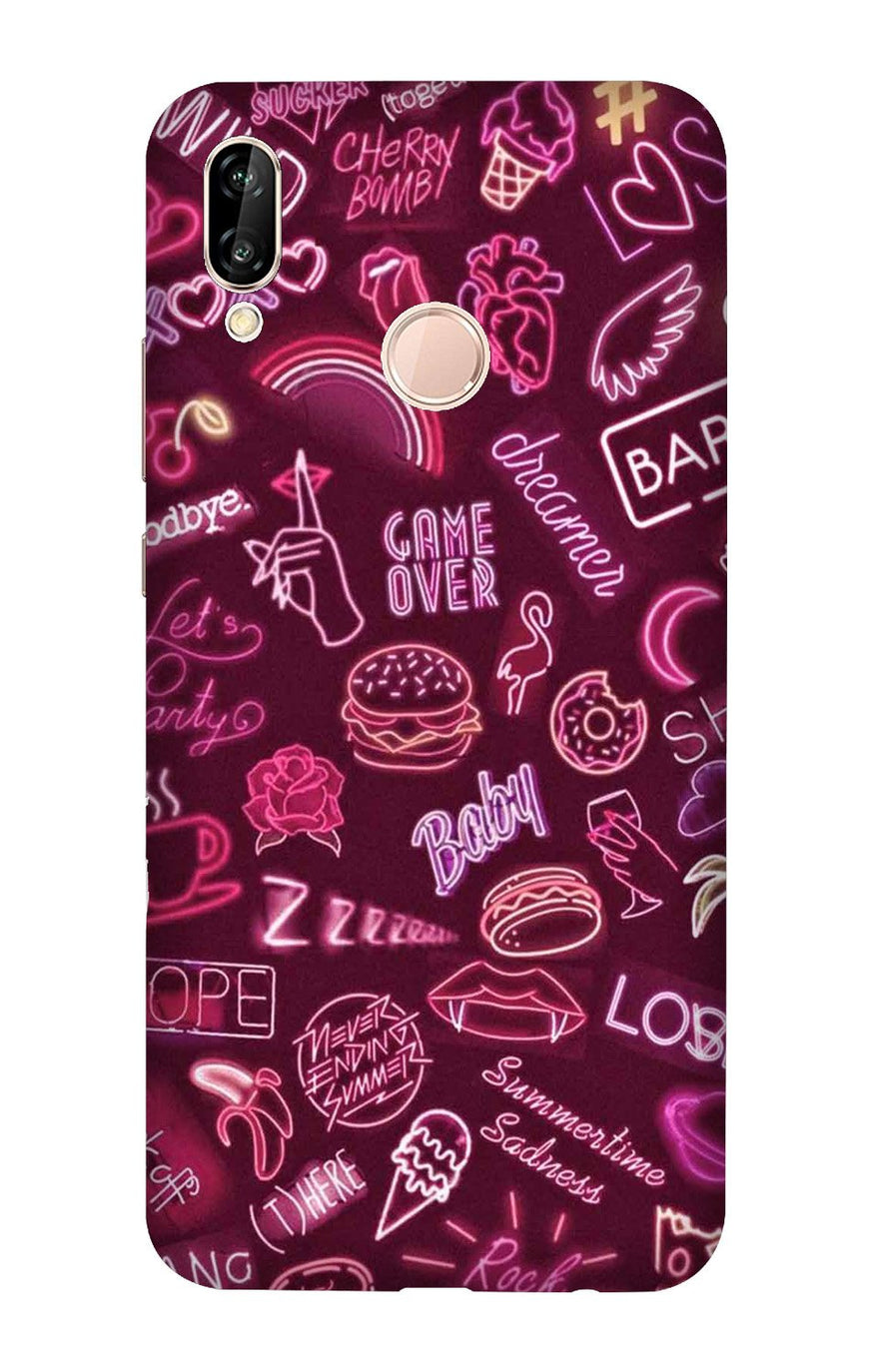 Party Theme Mobile Back Case for Huawei Y9 (2019) (Design - 392)