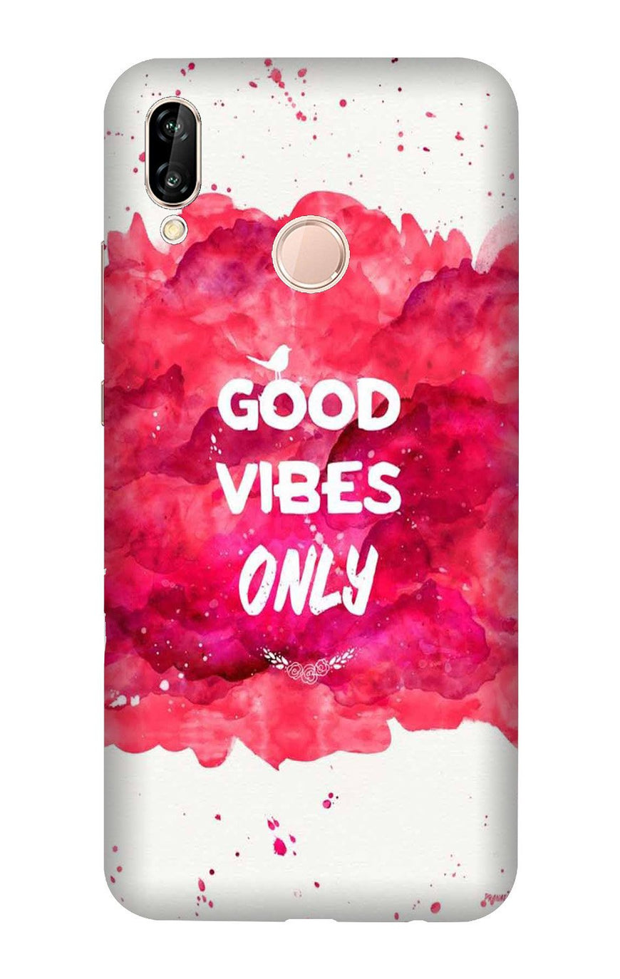 Good Vibes Only Mobile Back Case for Huawei Y9 (2019) (Design - 393)