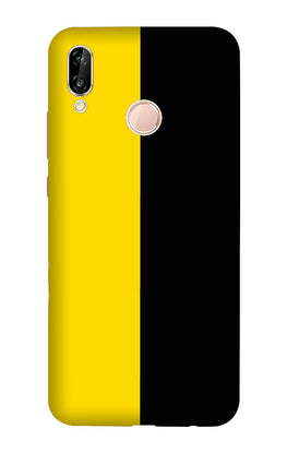 Black Yellow Pattern Mobile Back Case for Vivo V9 Pro   (Design - 397)