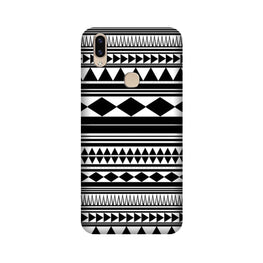 Black white Pattern Case for Vivo V9 pro