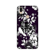 white flowers Mobile Back Case for Vivo V9 pro (Design - 7)