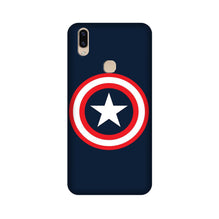 Captain America Mobile Back Case for Vivo V9 pro (Design - 42)