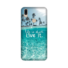 Life is short live it Mobile Back Case for Vivo V9 pro (Design - 45)
