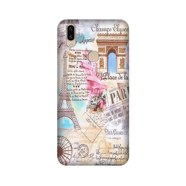 Paris Eiftel Tower Case for Vivo V9 pro
