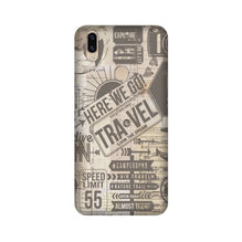 Travel Mobile Back Case for Vivo V9 pro  (Design - 104)