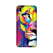 Colorful Lion Mobile Back Case for Vivo V9 pro  (Design - 110)