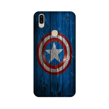 Captain America Superhero Mobile Back Case for Vivo V9 pro  (Design - 118)