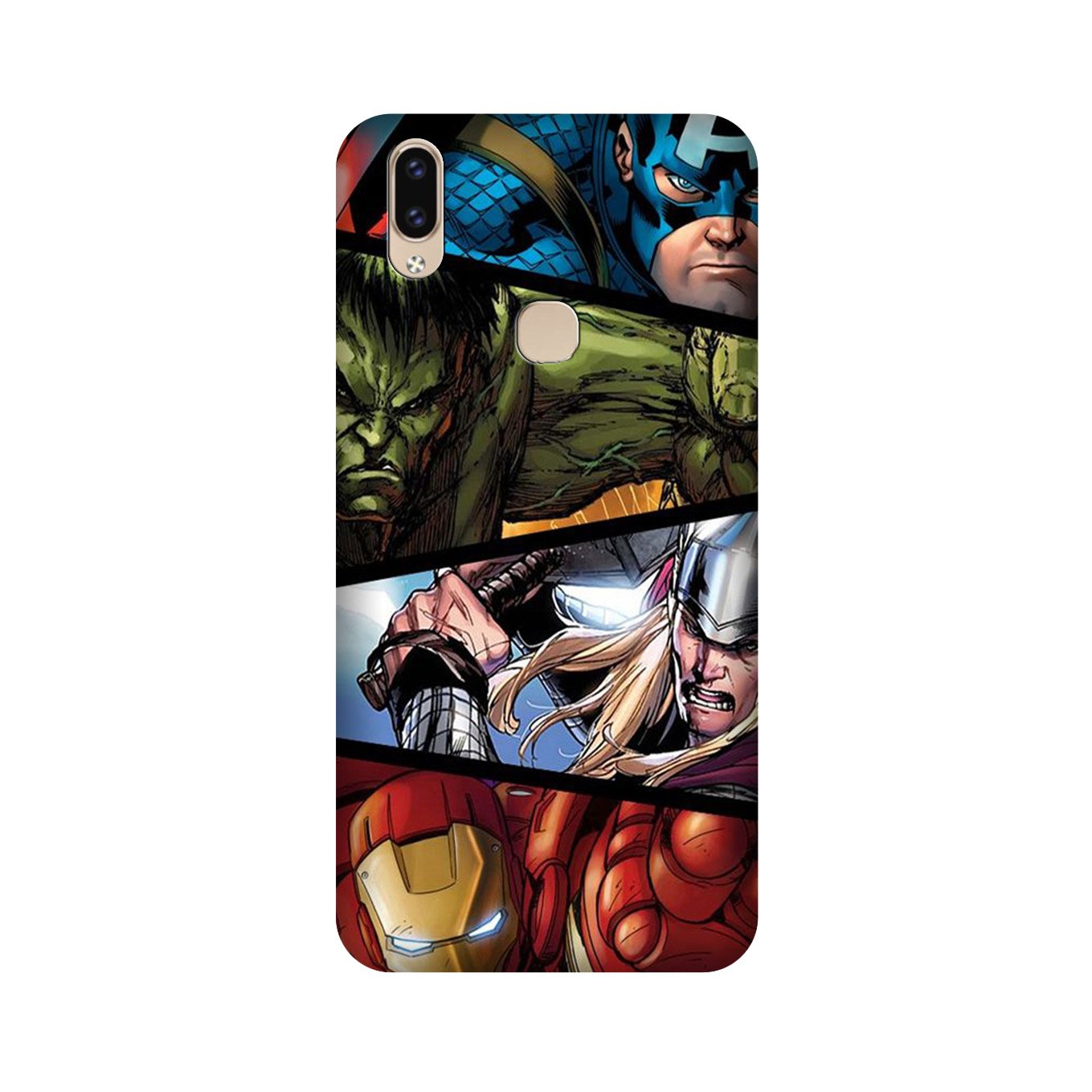 Avengers Superhero Case for Vivo V9 pro  (Design - 124)