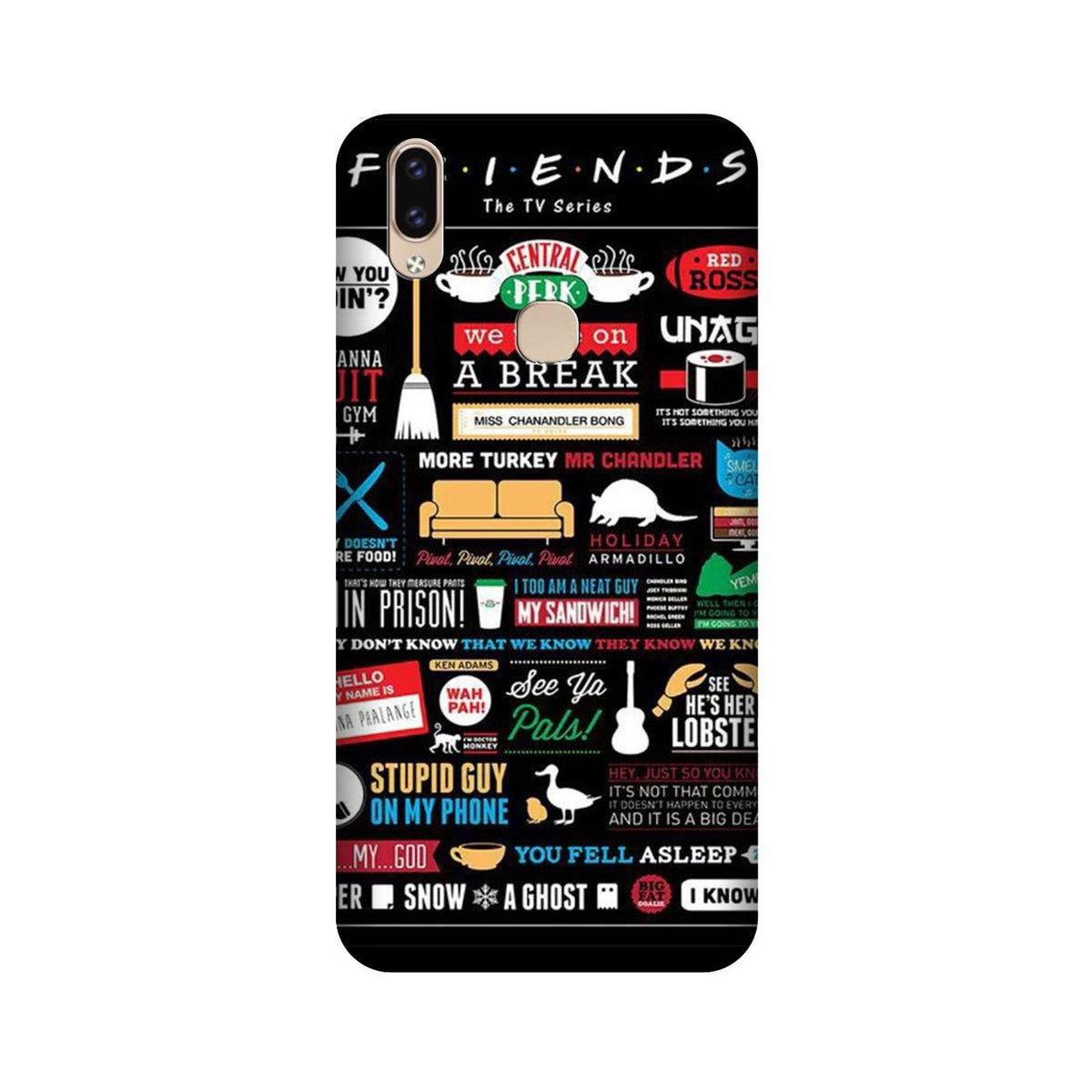 Friends Case for Vivo V9 pro  (Design - 145)