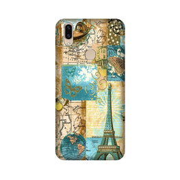 Travel Eiffel Tower Case for Vivo V9 pro (Design No. 206)