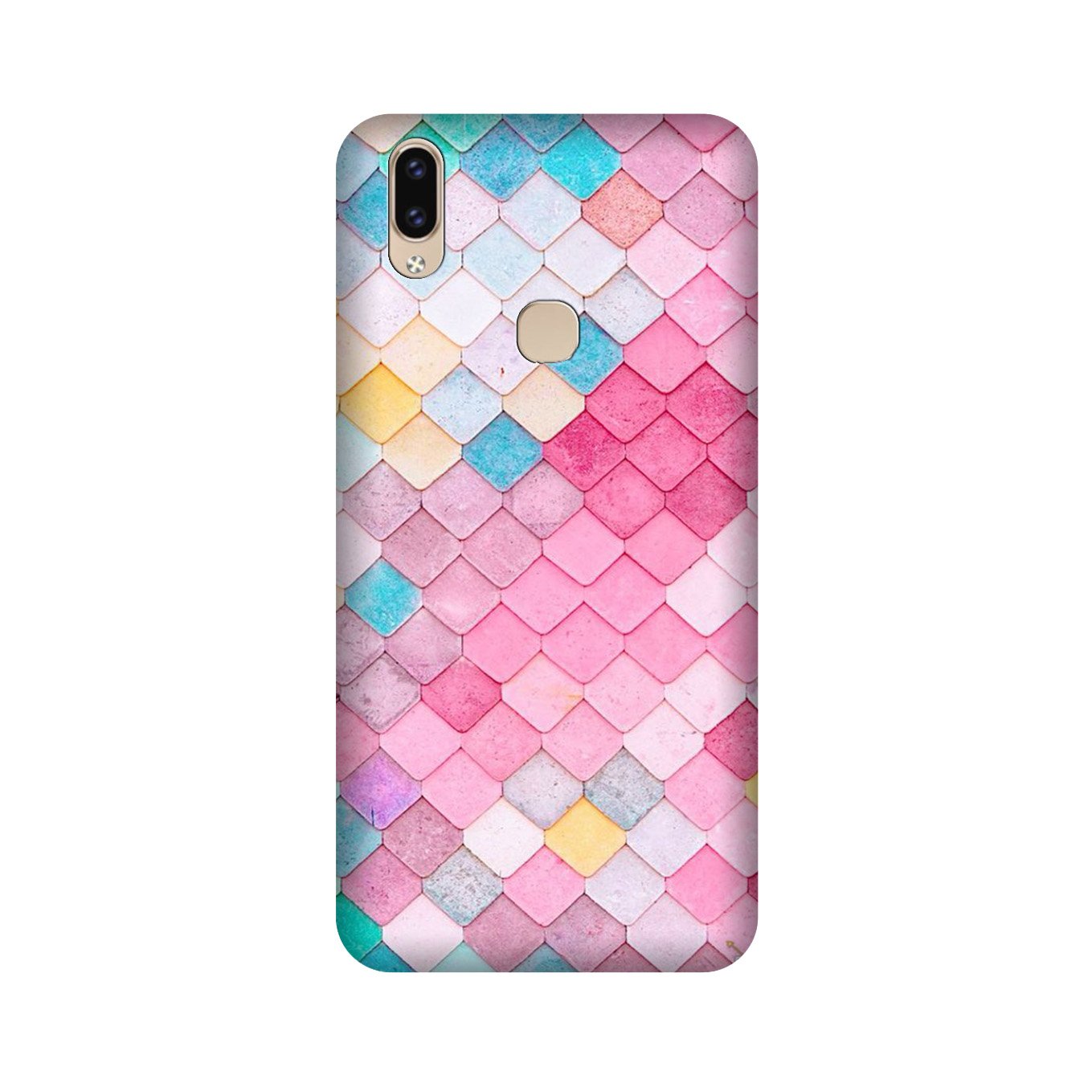 Pink Pattern Case for Vivo V9 pro (Design No. 215)