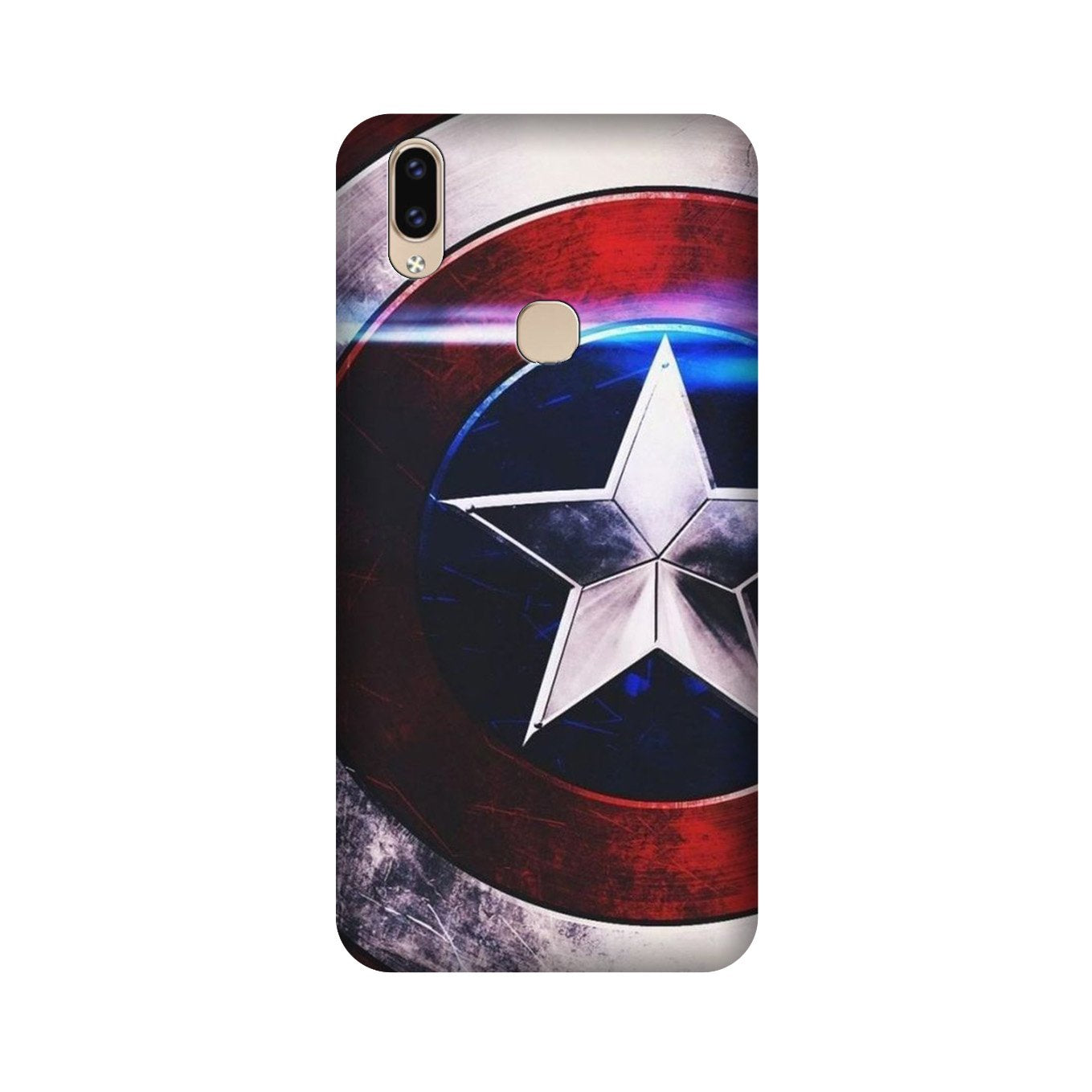Captain America Shield Case for Vivo V9 pro (Design No. 250)