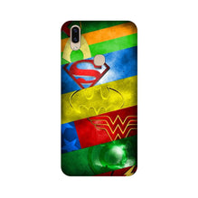 Superheros Logo Mobile Back Case for Vivo V9 pro (Design - 251)