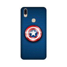 Captain America Shield Mobile Back Case for Vivo V9 pro (Design - 253)