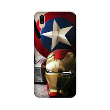 Ironman Captain America Mobile Back Case for Vivo V9 pro (Design - 254)