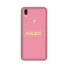Girl Boss Pink Mobile Back Case for Vivo V9 pro (Design - 263)