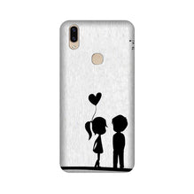 Cute Kid Couple Mobile Back Case for Vivo V9 pro (Design - 283)