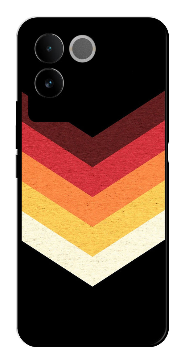 MultiColor Arrow Metal Mobile Case for Vivo iQOO Z7 Pro   (Design No -04)