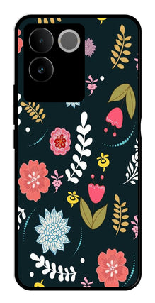 Floral Pattern2 Metal Mobile Case for Vivo T2 Pro