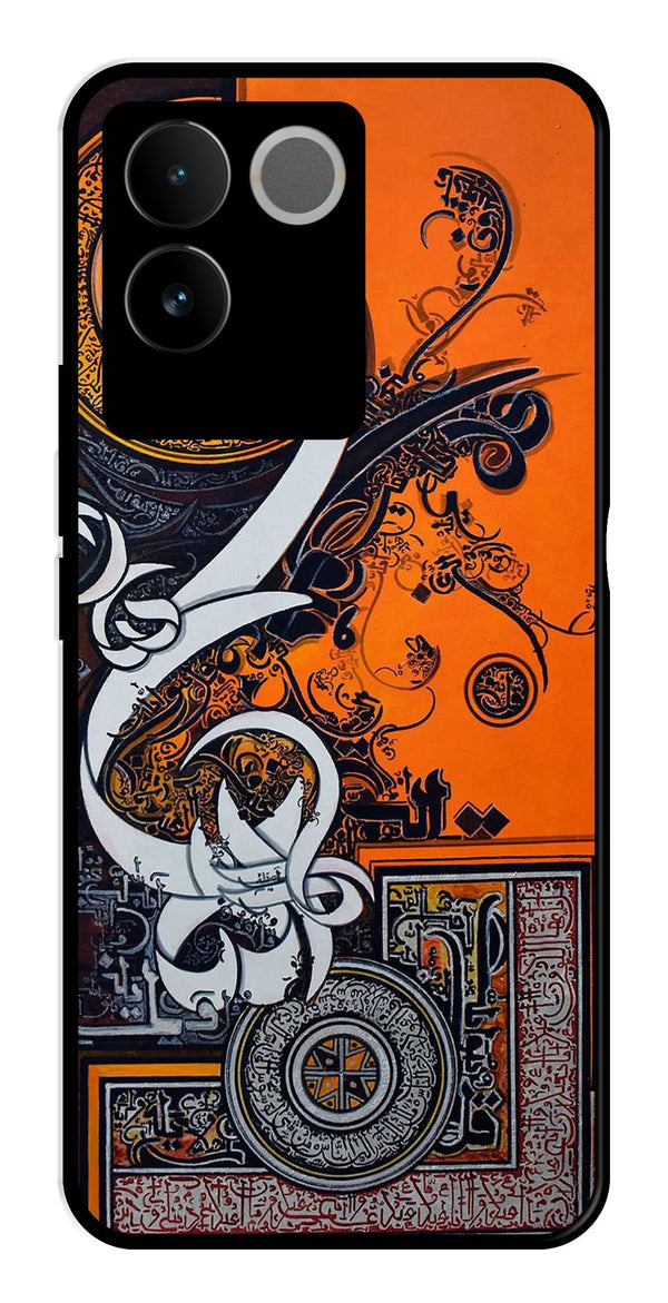Qalander Art Metal Mobile Case for Vivo T2 Pro   (Design No -16)