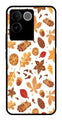 Autumn Leaf Metal Mobile Case for Vivo T2 Pro   (Design No -19)
