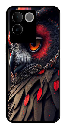 Owl Design Metal Mobile Case for Vivo T2 Pro
