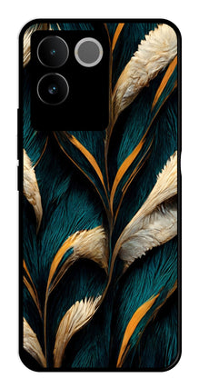 Feathers Metal Mobile Case for Vivo T2 Pro