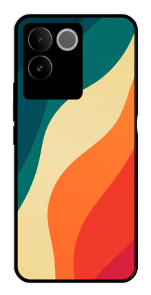 Muted Rainbow Metal Mobile Case for Vivo T2 Pro