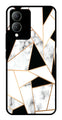Marble Design2 Metal Mobile Case for Vivo Y17s   (Design No -08)